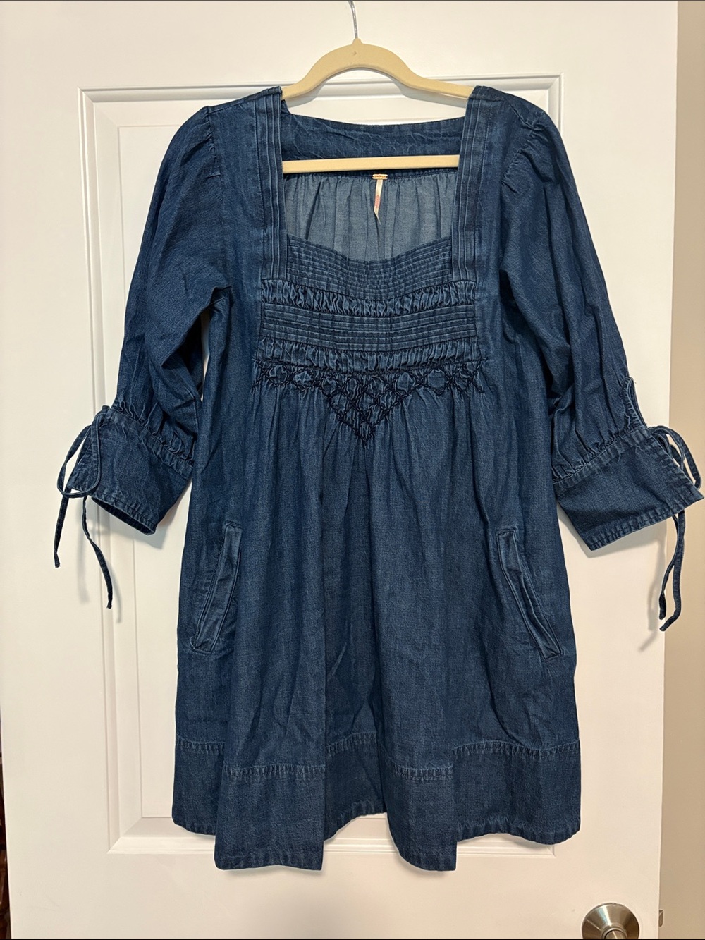 Free People Sonora Chambray Mini Dress